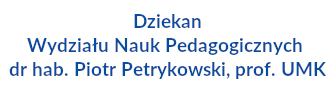 Dziekan WNP UMK